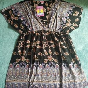 🎁🎄PLUS SIZE Women Kimono dress 1X 2X 3X🎁🎄